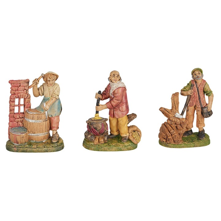 Set 6 artigiani serie 10 cm lux
