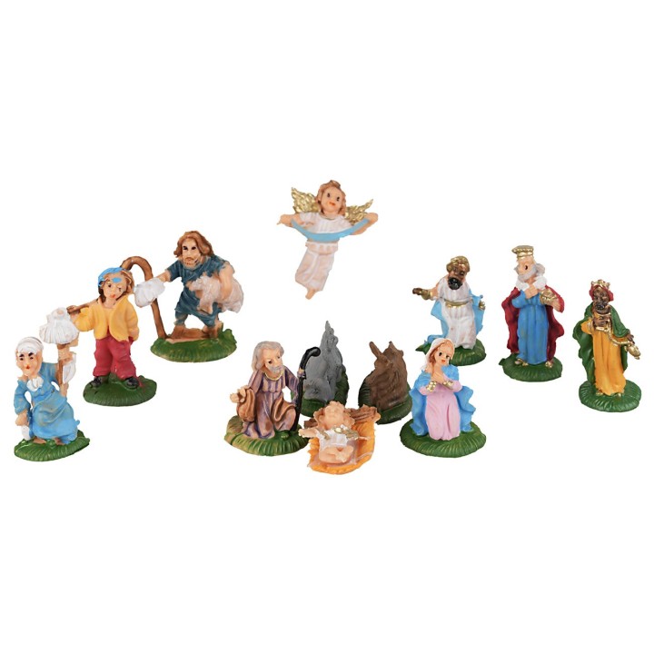 Nativity set 3 cm 12 figures for nativity scene