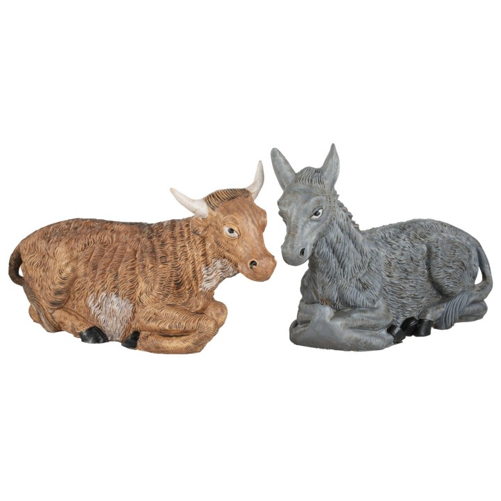 Set ox and donkey sitting series 30