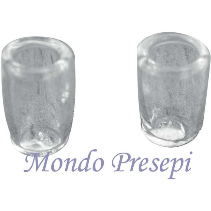 Juego de 2 vasos de vidrio mm 5x8