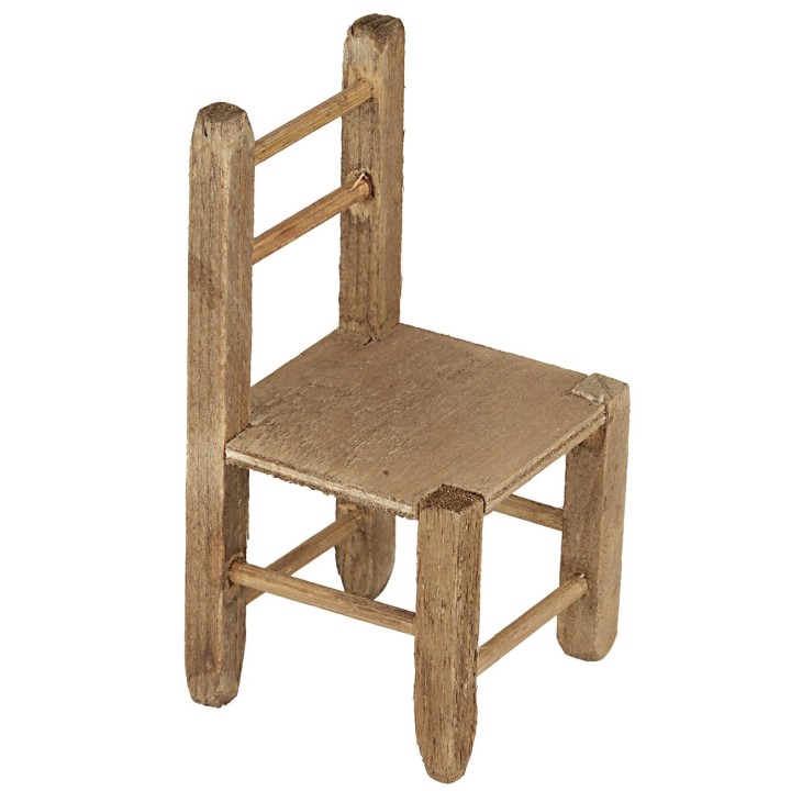 Sedia in legno cm 2,6x2,6x5,6 h