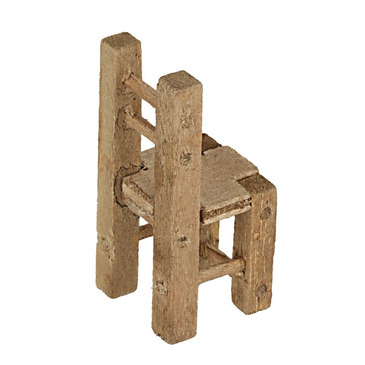 Silla de madera cm 2x2x4.4 h