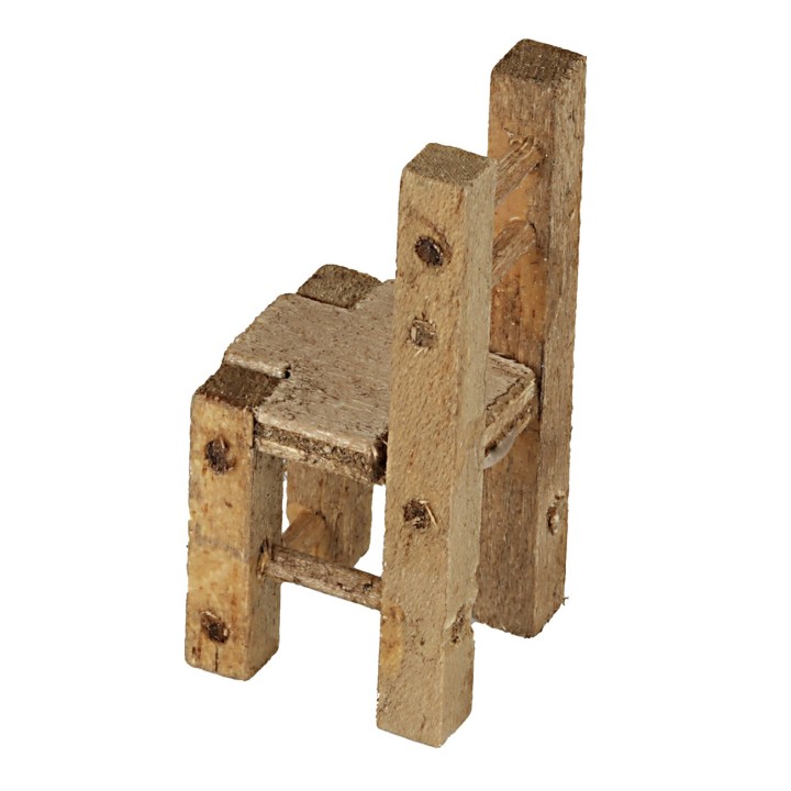 Silla de madera cm 2x2x4.4 h