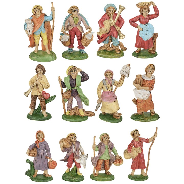 Set 12 statuine 8 cm