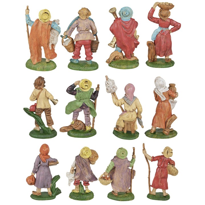 Set 12 statuine 8 cm