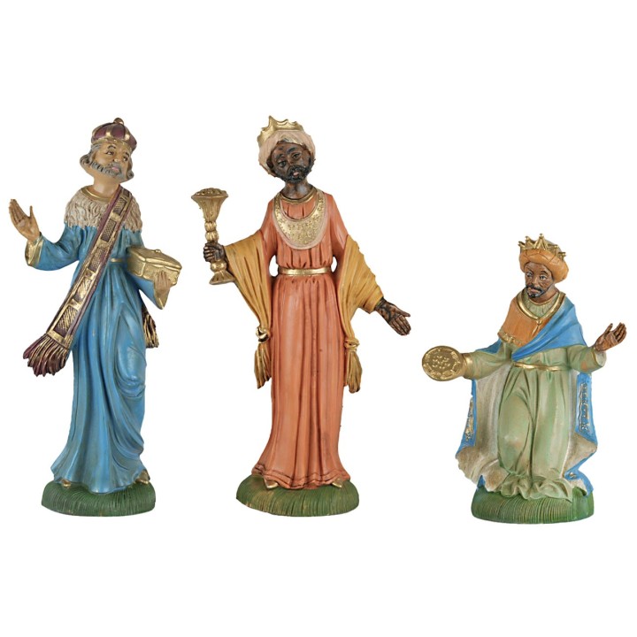 Set tres Reyes Magos serie 30 cm