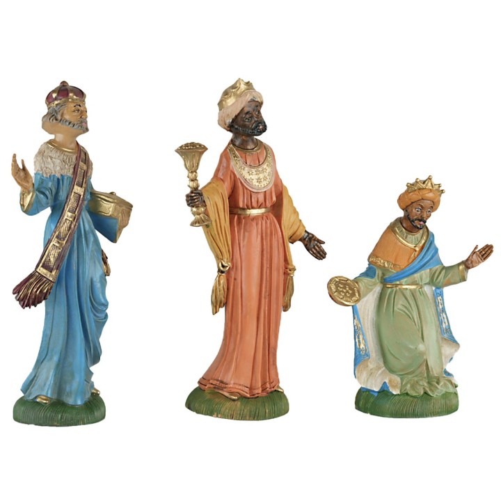 Set tres Reyes Magos serie 30 cm