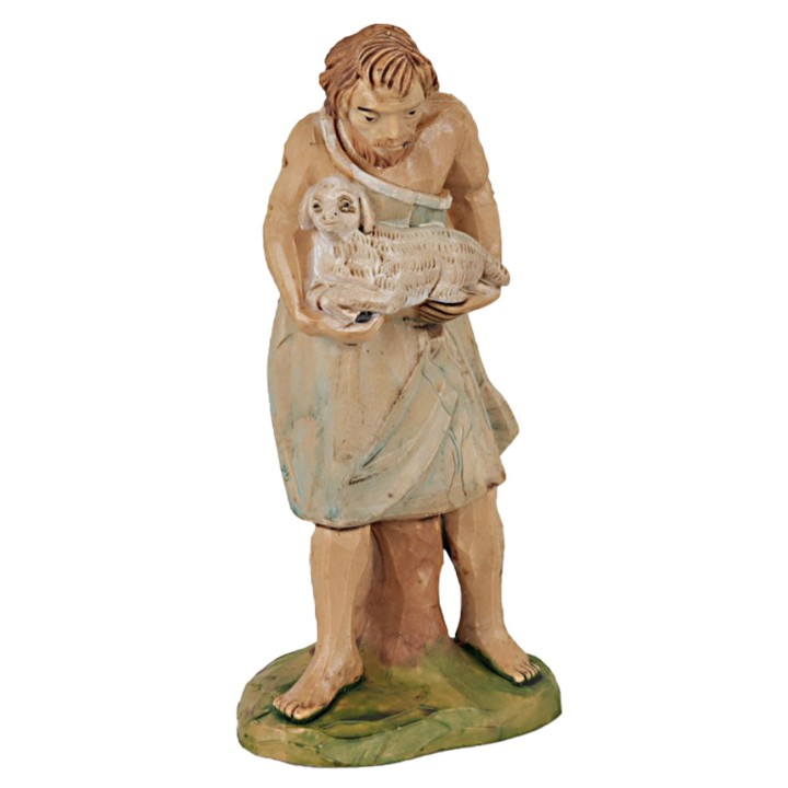 Shepherd with lamb series 15