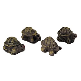 Set 4 tartarughe cm 1,5