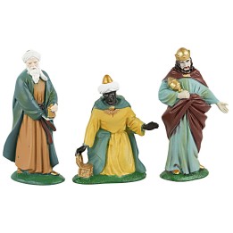 Conjunto de estatuas tres Reyes Magos 9 cm Martino Landi