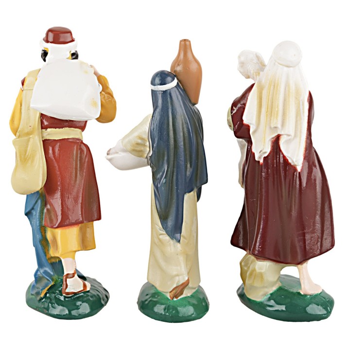 Conjunto de estatuas tres pastores 9 cm