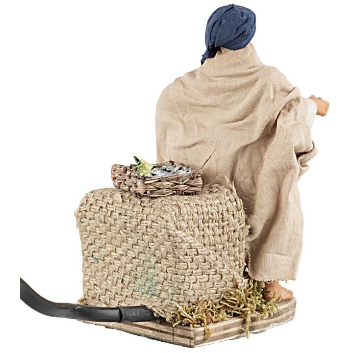 Pescatore 12 cm in movimento