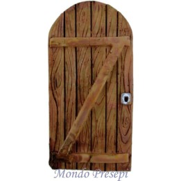 Puerta de resina efecto madera cm 5,3x10,5 h.