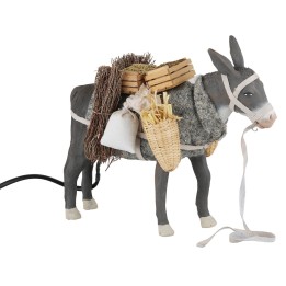 Standing donkey in motion for 24 cm statues