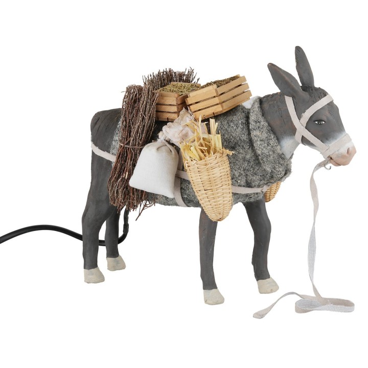 Standing donkey in motion for 24 cm statues