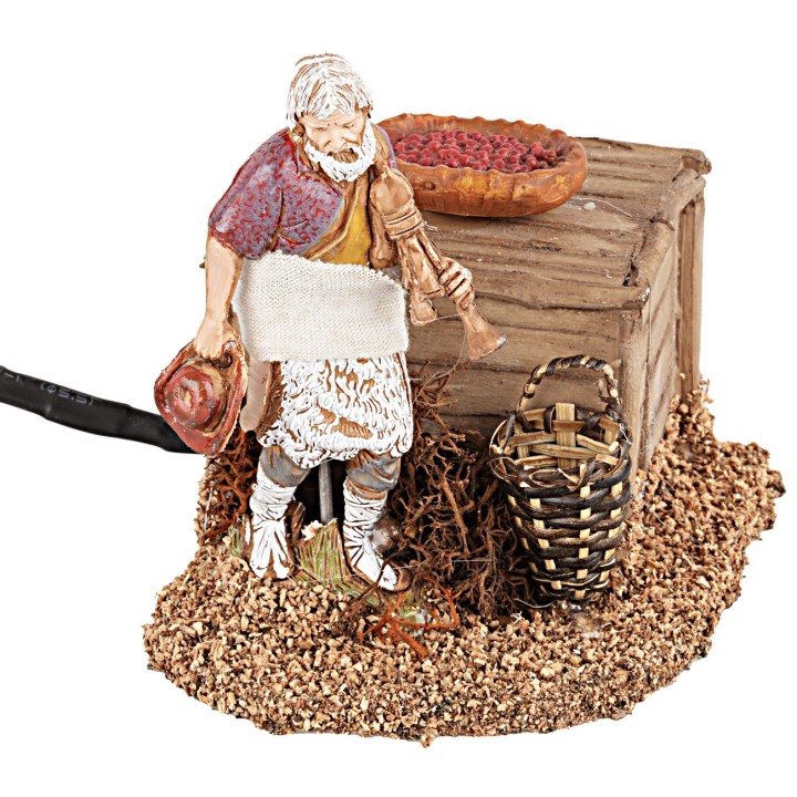 Zampognaro serie 10 cm Landi Moranduzzo in movimento