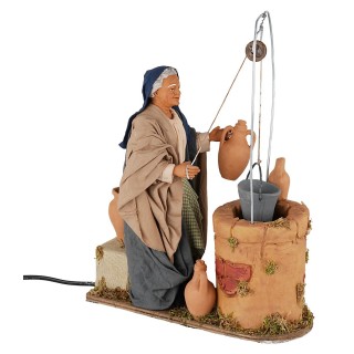 Mujer en el pozo en movimiento 30 cm