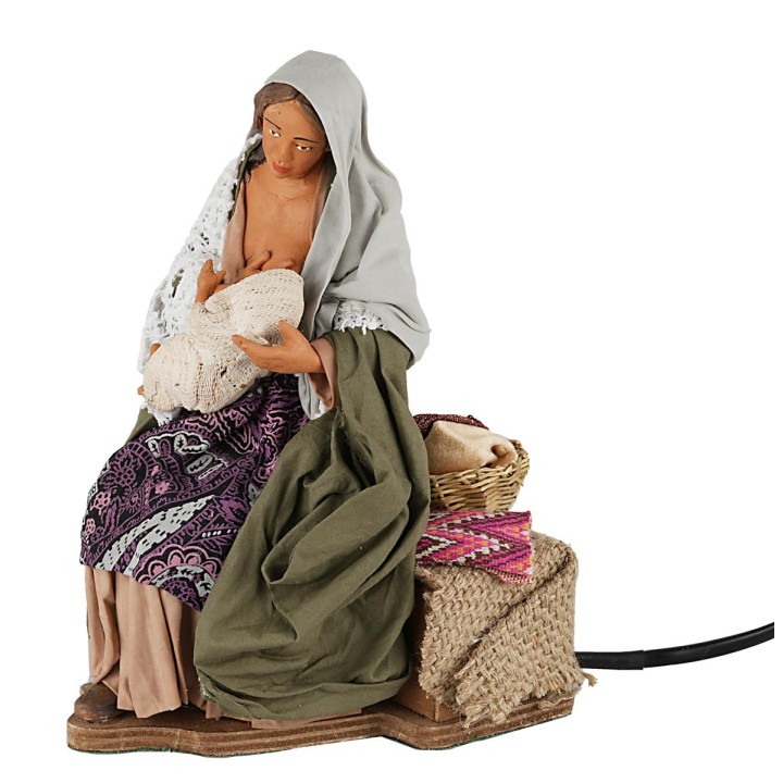 Breastfeeding woman in motion series 30 cm