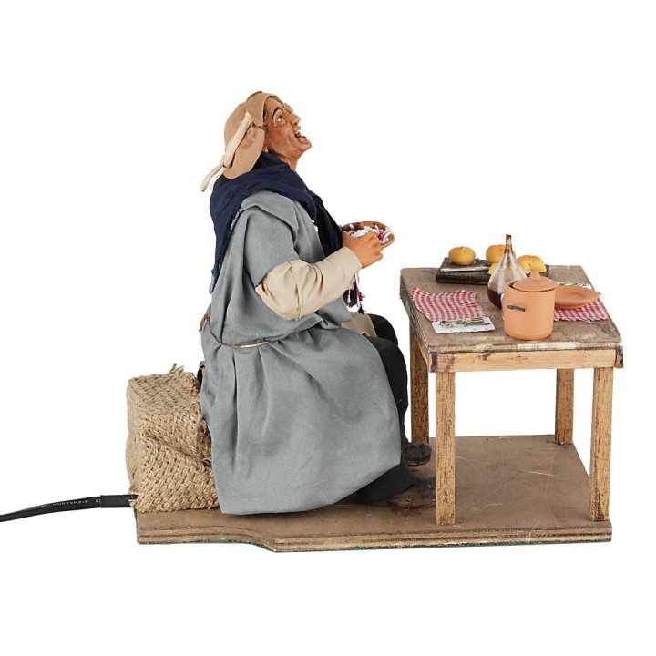 Man eating 30 cm series in motion