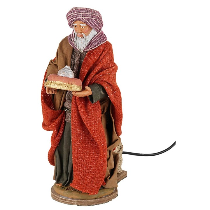 Set tre Re magi in movimento 30 cm