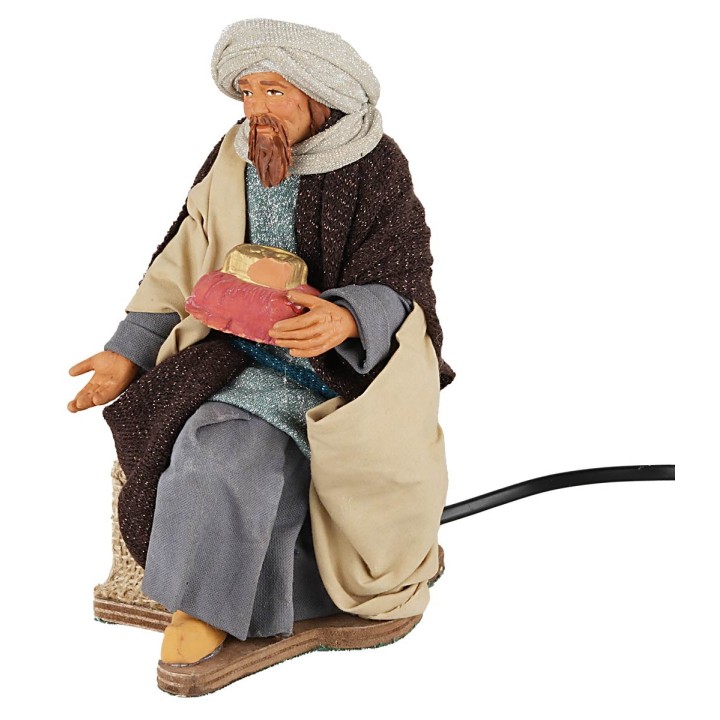Set tre Re magi in movimento 30 cm