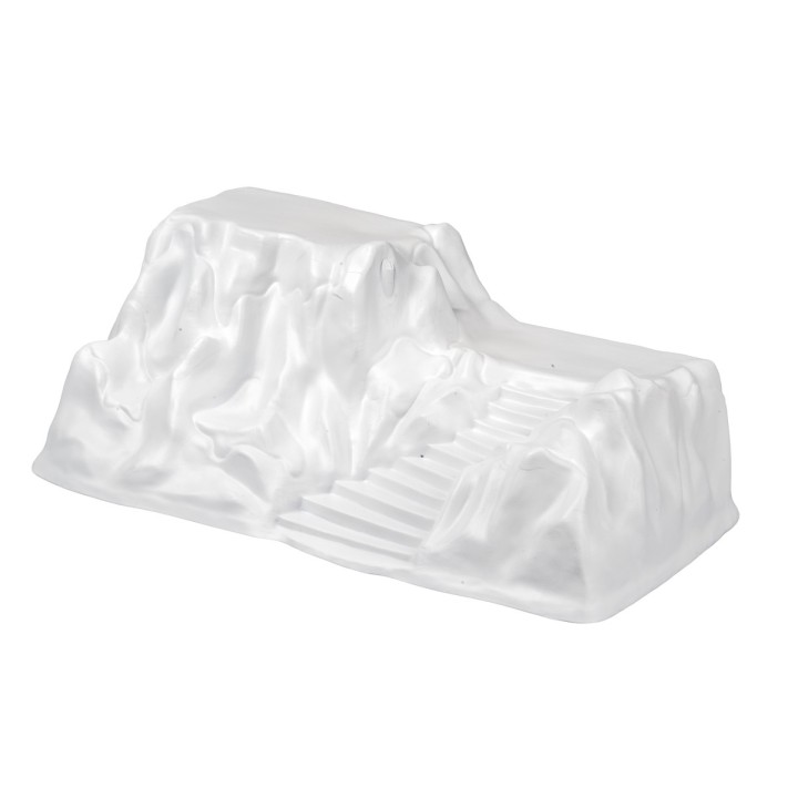 Escenario montaña blanco para decoraciones 42X22X17 cm