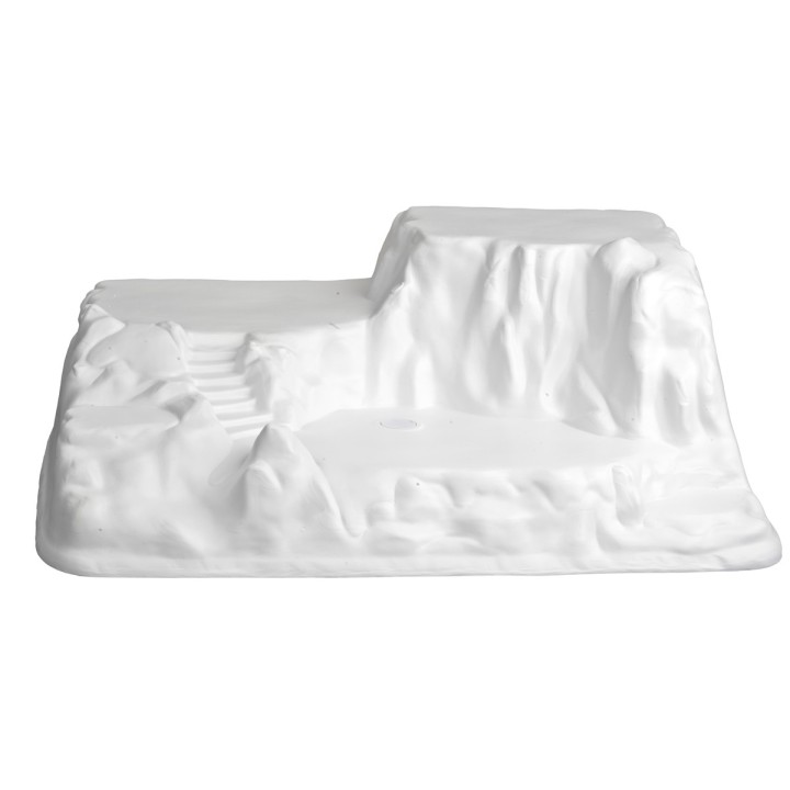 Snowy mountain scenario cm 52X37X19 h