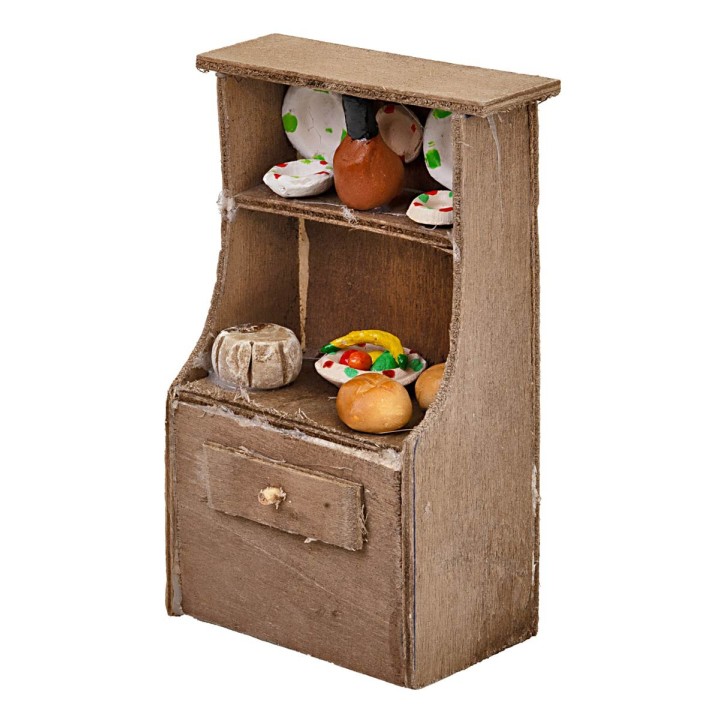 Credenza con cibo cm 7,5x4,5x13 h