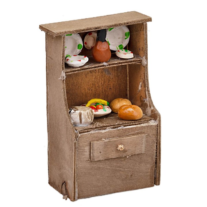 Aparador con comida cm 7,5x4,5x13 h