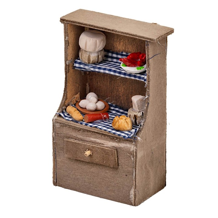 Aparador con comida cm 7,5x4,5x13 h