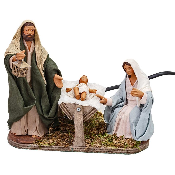 Natividad 15 cm en movimiento