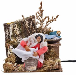 15 cm Moving Washerwoman