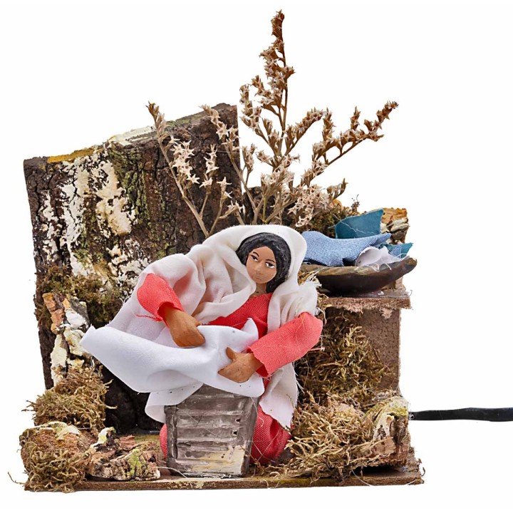15 cm Moving Washerwoman