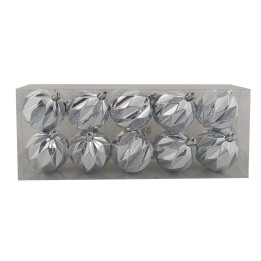 Set 10 bolitas oro ø 6 cm para árbol de Navidad