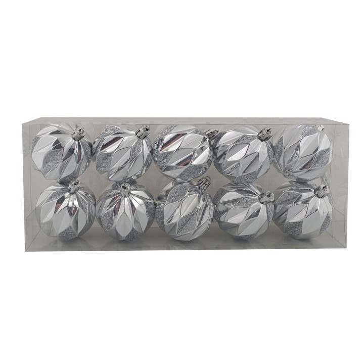Set 10 bolitas oro ø 6 cm para árbol de Navidad