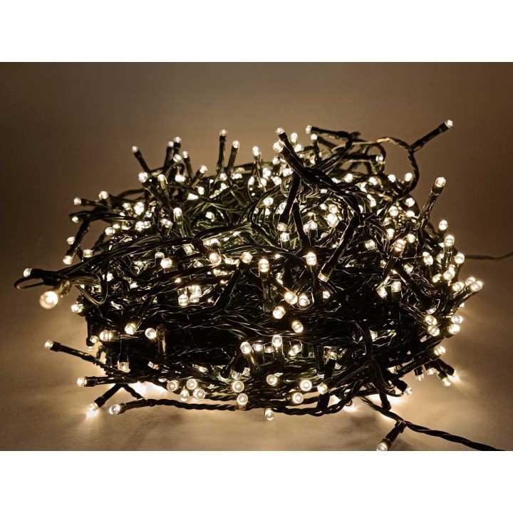 Minilucciole 400 led uso esterno bianco caldo