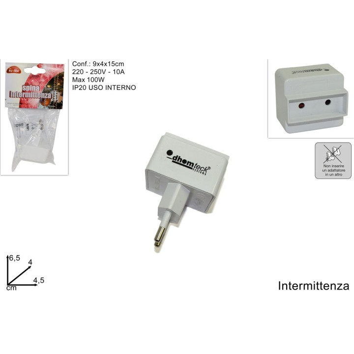 Flashing plug for lights