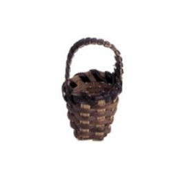 Cesta de mimbre oscuro ø cm 1