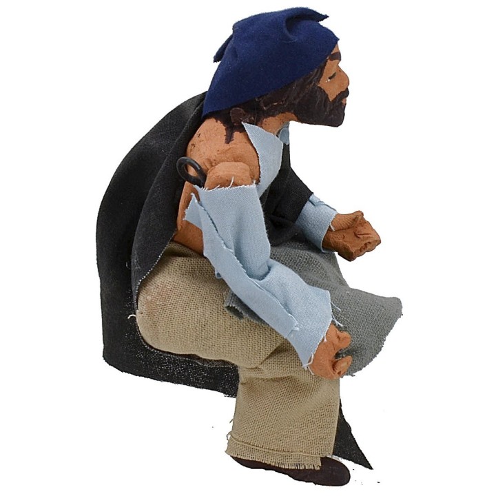 Hombre sentado serie 15 cm con brazo arriba-abajo
