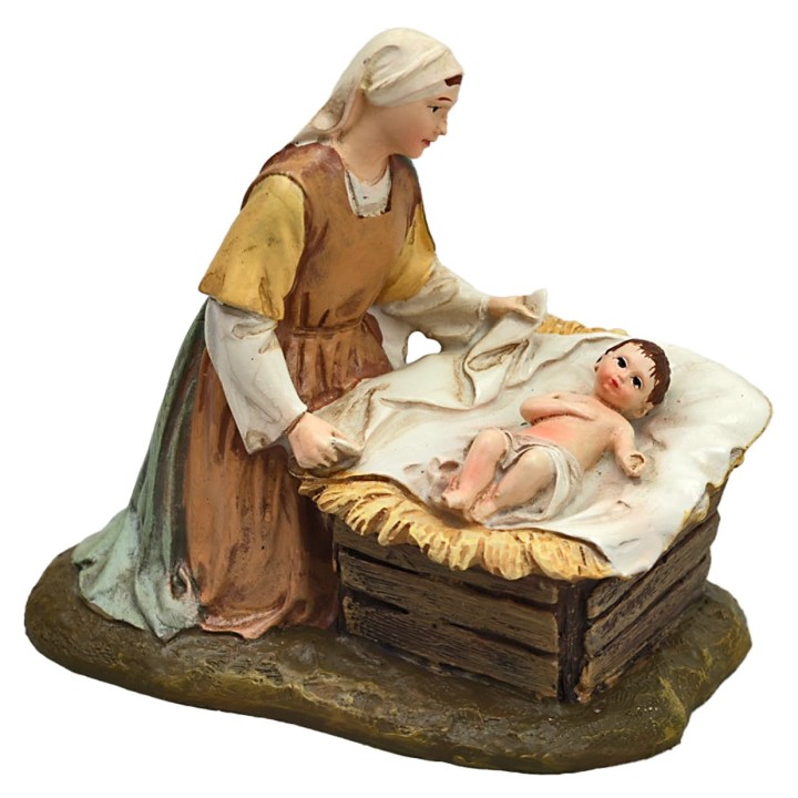 Nativity Set 3 figures in resin series 12 cm Martino Landi