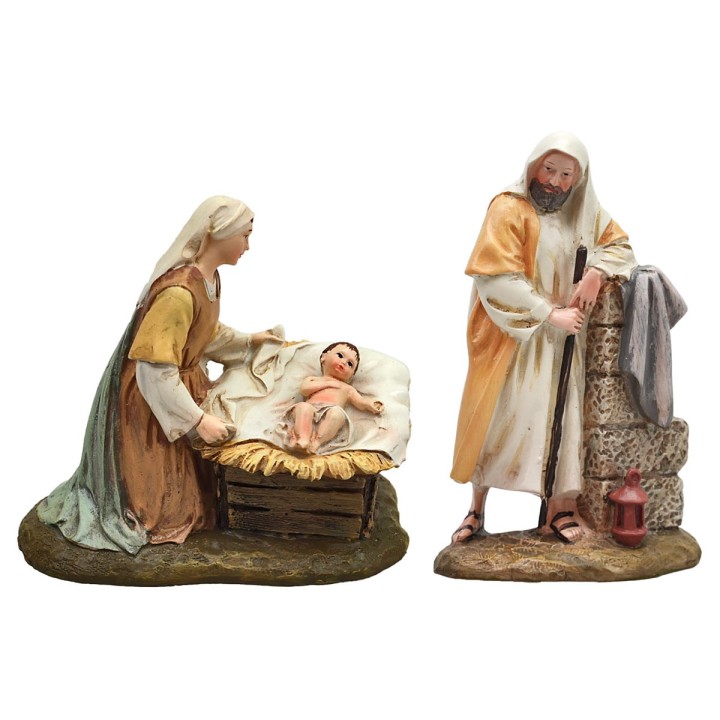 Set Natività 3 soggetti in resina serie cm 12 Martino Landi