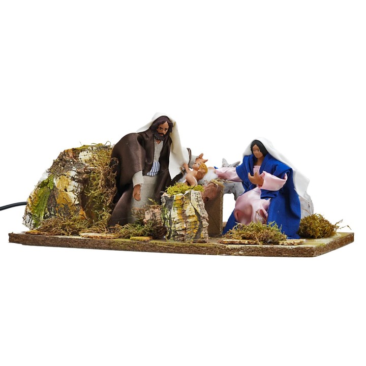 Natividad 15 cm en movimiento