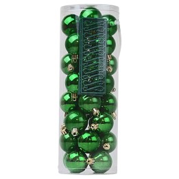 Set 32 palline verdi ø 5 cm per albero di Natale