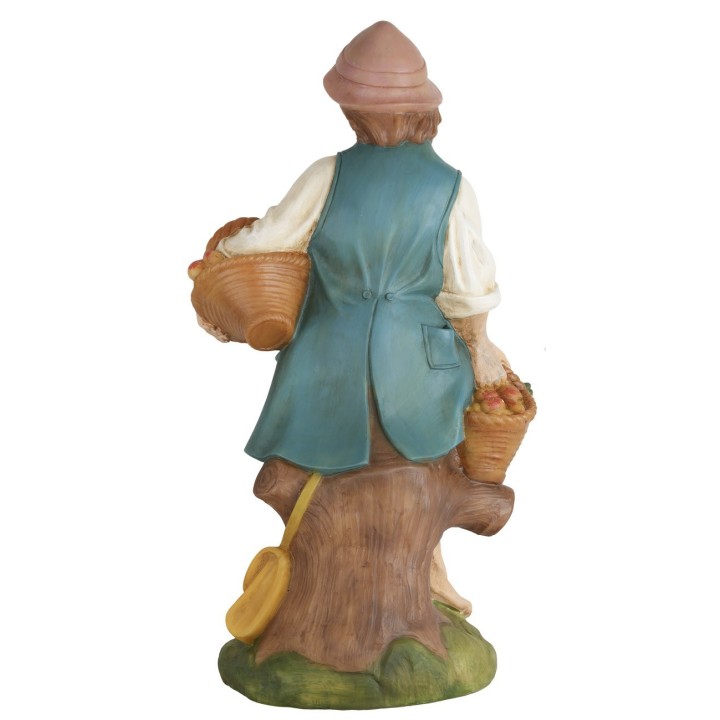 Boy with baskets 53 cm Euromarchi for outdoor use