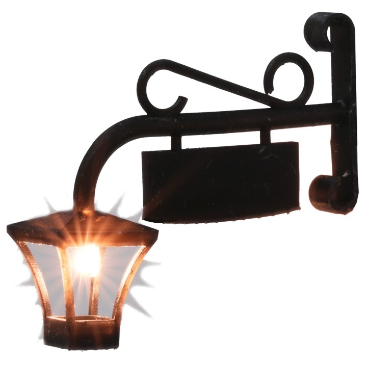 Linterna con letrero 5,3 cm12v.