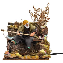 Fisherman 15 cm in motion 17x17x17 h
