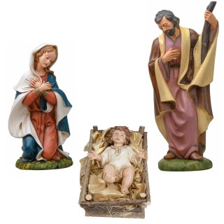 Nativity Set 3 pieces 53 cm Euromarchi for outdoor use