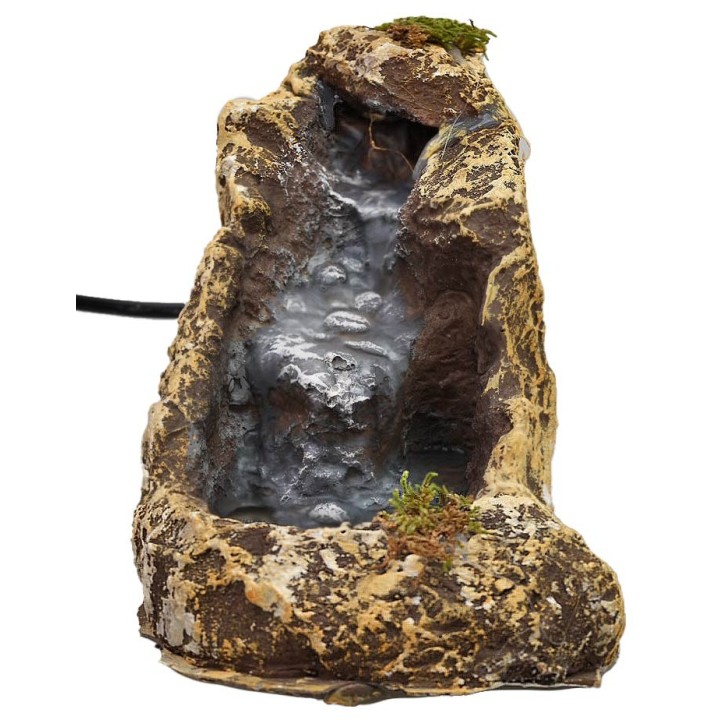 Waterfall in the rock functioning cm 12x25x13.5 h