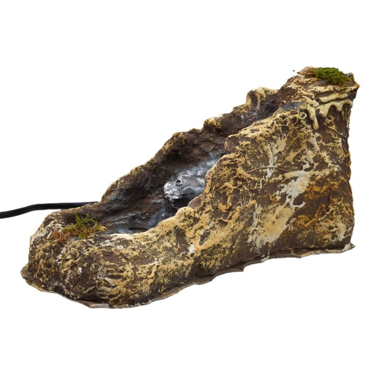 Cascata nella roccia funzionante cm 12x25x13,5 h