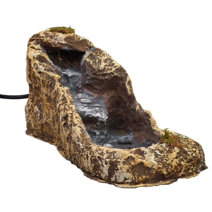 Cascata nella roccia funzionante cm 12x25x13,5 h